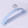 Engrosado Engrosado Antideslizante Inmersión de Plástico Semicircular Percha para Ropa Hogar Silicona Anti-Hombro Percha con Gancho Metal Sin Marcas Secado