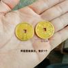 Monedas de Cobre de Color Dorado Más Vendidas, Monedas Sueltas, Resina para Fundas de Teléfono, Ábaco Pequeño, Lingote, Barra de Oro, Árbol de la Fortuna, Materiales de Relleno para Marcos de Fotos