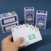 [Dados Grátis] Cartas de Mahjong Impermeáveis Espessadas Cartas de Mahjong Portátil para Exterior Viagem Conjunto Simples de Mahjong