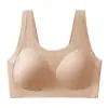 Camiseta sin mangas de soporte para niñas adolescentes, sin costuras, cómoda, a prueba de impactos, suave, agradable para la piel, etapa dos, copa inicial fija
