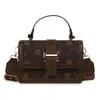 Bolsa Quadrada Pequena da Moda para Mulheres 2026 Nova Bolsa de Ombro Retro Europeia e Americana Design de Nicho Bolsa Transversal Personalizada Bolsa Casual
