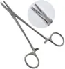 Soporte de aguja de acero inoxidable médico 12.5 cm Pinzas hemostáticas Pinzas para portaagujas quirúrgicas Pinza Pinzas para depilar pelo de mascotas Pesca
