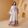 Nc12 Nuevo Producto Transfronterizo Bata Vestido de Mujer Estampado Nuevo Estilo Vestido de Noche de Lujo Ligero