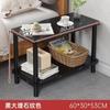 Mesa de Centro Mesa Pequeña Casa de Alquiler Sofá Mesa Auxiliar Mesa de Centro Pequeña Mesa de Noche para Dormitorio Estante de Almacenamiento de Noche Mesa Cuadrada Pequeña