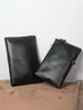 Bolso de Mano para Hombre Aoyi, Piel Genuina de Primera Capa de Vaca, Gran Capacidad, Bolso de Mano Casual de Negocios, Sobre de Hombre, Cartera