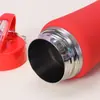Copo térmico portátil Cross-Border em aço inoxidável 304, ideal para esportes ao ar livre, com isolamento térmico e design que permite beber duas bebidas simultaneamente. Perfeito para quem busca um copo fino e elegante para emagrecimento.