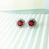 Pendientes de plata de ley 925 Qingxing, pendientes con incrustaciones de circonita AAA, pendientes Joker de moda, fabricantes de joyería coreana, clip para la oreja