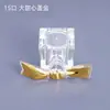 Tapas Universales Transparentes de Acrílico a Presión para Botellas de Perfume, Disponibles en Varias Formas, y Tapas de Tipo Prensa a Juego para Botellas de Perfume