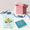 Hk018-T Feliz Cumpleaños Pegatinas Redondas Decorativas Sellos Adhesivos para Sobres de Tarjetas de Felicitación Pegatinas Redondas de Sello
