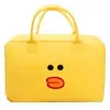 Bolsa de dibujos animados, bolsa de viaje, bolso de mano de almacenamiento, bolsa de equipaje infantil de gran capacidad, bolsa de equipaje con ruedas, bolsa de fieltro, ligera