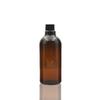 Garrafa de gargalo longo de 500 ml tampa de rosca de plástico comum alumínio anodizado uma linha gravada garrafa de loção de tampa Loção sub-engarrafamento geração