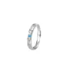Anéis de Casal Brilhantes S999 Prata Esterlina Galaxy, Design Simples Texturizado, Anéis de Dedo, Joias, Perfeito como Presente de Aniversário para Sua Namorada