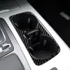 Adequado para Audi Q7 4m fibra de carbono carro modificação engrenagem isqueiro CD botão alça de elevação acessórios interiores