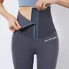 Pantalones de yoga para mujer de primavera y otoño con botones, control de abdomen, cintura alta, ajustados, moldeadores de cintura, deportivos, forrados de polar, pantalones de tiburón engrosados