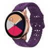 Pulseira de silicone para Samsung Active2 Watch4/5 Luminosa 20/22mm Pulseira oca em flor de ameixa