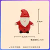 Papai Noel Desenho Animado Boneco de Neve Paisagem Nevada Bacia Pequenos Enfeites Decorações DIY Pingente Pequenos Enfeites de Natal