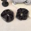 Scrunchie de Cetim com Borda de Strass de Alta Qualidade, Novo Elástico de Cabelo Estiloso, Faixa de Cabelo Grande de Alta Qualidade