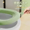 Cojín Adhesivo para Asiento de Inodoro Eva Cubierta Universal para Inodoro para Todas las Estaciones Cojín Lavable para Asiento de Inodoro del Hogar Cubierta de Inodoro al por Mayor