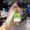 Venta Caliente de Verano Llavero Colgante de Caricatura de Helado Paleta de Hielo Colgantes para Mochila de Estudiante Accesorios Al por Mayor