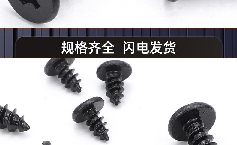 CA304不锈钢镀黑锌十字薄头自攻螺丝_03_19.jpg