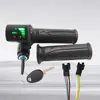 Modificación de Acelerador para Vehículo Eléctrico con Manillar de Bloqueo Digital LCD para Asistencia a la Conducción, Manillar 36V48V60V con Pantalla de Potencia