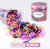 Gomas Elásticas para Atar el Cabello, Bandas Pequeñas Negras Desechables para Niños y Adultos, Bandas Pequeñas de Alta Elasticidad