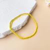 Tobillera de Cuentas de Arroz Bohemia Transfronteriza Europea y Americana Playa Personalizada de Colores Pulsera de Tobillo de Joyería para el Pie con Cuerda Elástica Hecha a Mano