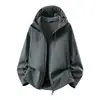 Chaqueta softshell funcional, cálida y cortavientos, transpirable y cómoda, chaqueta de montañismo para hombre