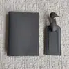 Porta-boletos Sencillo y Versátil Más Vendido Transfronterizo, Bolso Multifuncional para Pasaporte de Cuero PU, Etiqueta para Equipaje, Juego de Regalo, Venta Directa de Fábrica