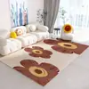 Alfombra Pequeña Fresca Simple Completa Tienda Sala de Estar Manta Manta Mesa de Café Hogar de Alta Calidad No Lavable Área Grande Manta Mesita de Noche Esterilla