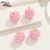 Color 16mm con lentejuelas AB bola de pelo colgante pendientes collar colgante pendientes colgantes hechos a mano diy accesorios material