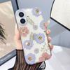 Adecuado para funda de teléfono móvil Apple 16promax Pantalla Completa Flores Quemadas iPhone15 Transparente Anticaída 14 Doble 13 Duro
