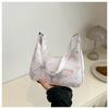 Bolso bandolera sencillo y fresco para mujer, estilo verano 2024, con lazo y bandolera que combina con todo.