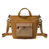 Bolsa de Almacenamiento de Viaje Transfronteriza Nueva de Gran Capacidad para Viajes Cortos, Bolso de Mano Versátil Casual, Bolso Cruzado Simple de Cuadros