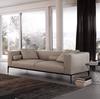 Muebles Modernos Simples para Sala de Estar Nórdico Apartamento Pequeño Metal Estilo Americano Lujo Ligero Estudio de Cine Oficina de Ventas Sofá de Cuero en Fila Recta