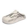 Pantuflas de algodón de invierno para hombre, para exteriores, con forro polar, gruesas, cálidas, para el hogar, de suela gruesa, antideslizantes, impermeables, de algodón.