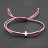 Pulsera de Cruz Nueva Europea y Americana Pulsera de Cuerda Roja Tejida a Mano Pulsera Fuente de Comercio Electrónico Transfronterizo