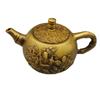 Pote antigo de latão velho cobre oito imortais bule de aniversário ornamentos cheio de produtos novos antigos uma geração de cabelo
