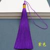 Pingente de Borla Dupla Cor 16cm de Comprimento Pingente de Borla Plaqueta Prensada Dinastia Han Antiga Pingente DIY Fabricante de Borla Atacado