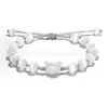 Pulsera de Cuentas con Colgante de Oso de Plata Pura 999, Moderna, Linda, Dulce, Versátil, Pulsera de Amistad Estilo Chino