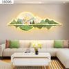 Pintura Decorativa de Fundo para Sofá Moderno Luz Luxo Criativo Simples Paisagem Mural de Paisagem Pintura em Porcelana de Cristal Escultura a Laser Pintura de Pendurar
