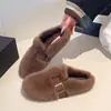 Pantufas de inverno, fechadas no calcanhar, de calçar, felpudas, podem ser usadas na rua, femininas, com forro de pelúcia, sola grossa, novo estilo 2026, pantufas de algodão, estilo mocassim, quentes