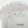 Nuevo Versátil Francés Mariposa Arte de Uñas Accesorios de Pedrería Estilo Coreano Color Sólido Alta Calidad Mariposa Pedrería Material para Uñas Venta al por Mayor