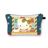 Nueva Bolsa de Cosméticos Navideña Sanrio Kolomi Merlot Moda Estudiante Linda Bolsa de Almacenamiento de Dibujos Animados