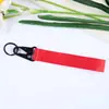 Hebilla de Montañismo Bordada con LOGOTIPO Personalizado Correa de Tela Colgante Antiperdida Accesorios Cinta de Transferencia Térmica Llavero de Hebilla de Águila Correa de Remolque