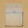 Bolsa Transparente Deslustrada con Cierre, Bolsa Impermeable de PVC para Documentos, Bolsa con Cierre para Billetes, Bolsa de Almacenamiento de Datos, Especial para Exámenes de Estudiantes