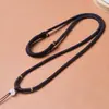 Pendente de Jade Hetian Natural Tecido à Mão com Corda para Colar de Homens e Mulheres Cordão para Pendurar