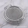 Peneira de Fritura de Aço Inoxidável Doméstica com Malha de Orelha Filtro de Óleo Placa Filtro Batata Frita Frango Frito Placa Filtro de Óleo Lixamento