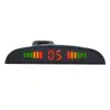 Radar de Reversa con Detección Precisa de Distancia, 4 Sensores en Forma de Media Luna, Zumbador, Pantalla LED, Juego Completo de Sensores Ultrasónicos Universales para Coches