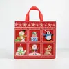 Transfronterizo en stock Navidad bolsas no tejidas al por mayor Papá Noel bolsas de regalo no tejidas recubiertas bolsas de compras para ropa
